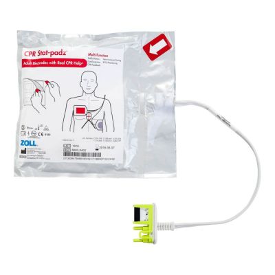 Zoll AED Plus - CPR stat-padz- Adult Replacement Defibrillator Electrode Pads - Box of 8 Packs