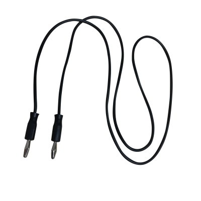 Patient Leads 4mm to 4mm plugs in Red or Black 