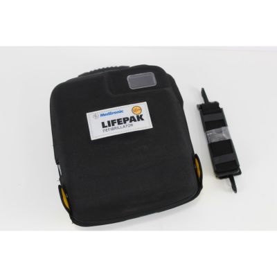 Physio Control Medtronic Lifepak 1000 Soft Carry Case With Shoulder Strap with its strap