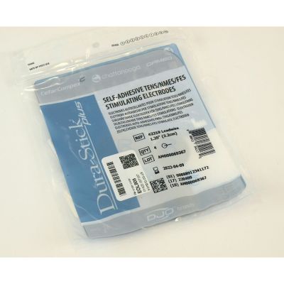 Dura-Stick Plus Self adhesive stimulating electrodes 4-pack 1.25" expiry date 9-4-2022