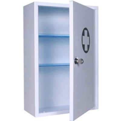  Locking First Aid Cabinet - 46 x 30 x 14 cm