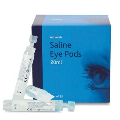 Sterile Eyewash Pods - 20ml pk 25