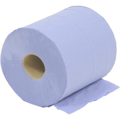 Centre Fed Embossed Blue Roll 400 sheets 170mm x 190mm for use with IC128
