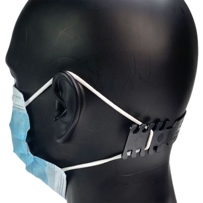 Face Mask Ear Protector Guard - Black