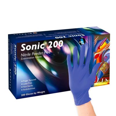 Powder & Latex Free Nitrile Medical Gloves - Cobalt (Box of 200)
