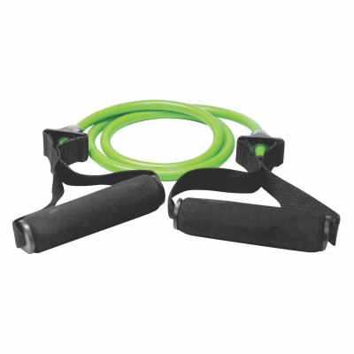 Resistive Exercise Tube with Soft Grip Handles
