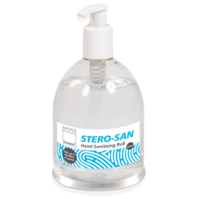 Sterosan Hand Sanitising Gel (500ml) with 70% Alcohol - Medical Grade