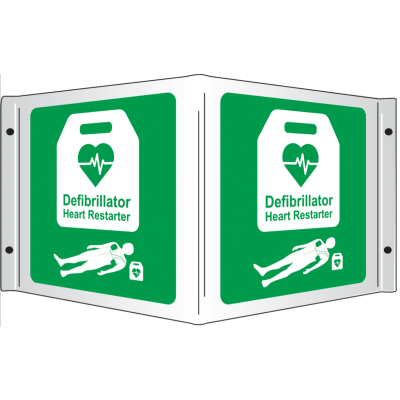 AED Wall Sign 3D (350mm x 200mm)