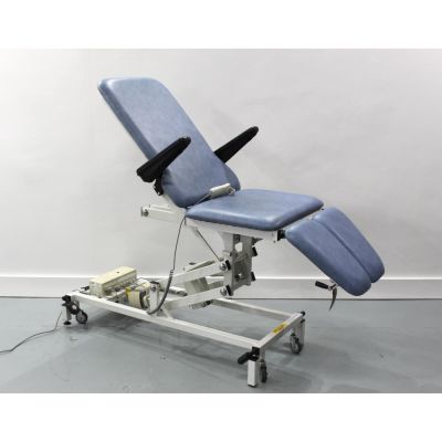 Akron Podiatry / Orthopaedic Chair Electric with Light Blue Upholstery 