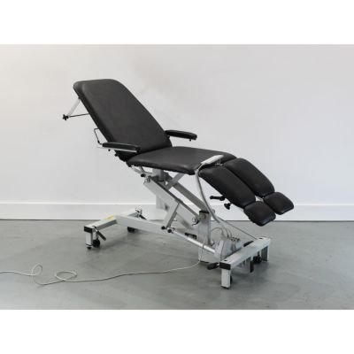 Plinth Podiatry / Orthopedic Chair Electric with Black Upholstery 