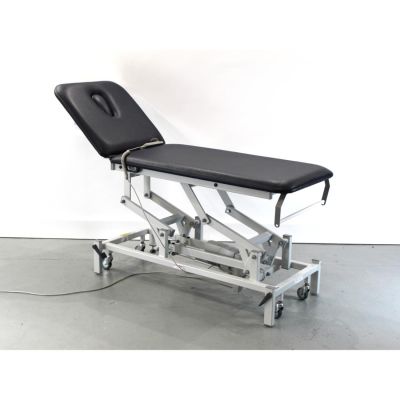 Seers Medical ST2567 2 Section Twin Lift Electric Couch With NEW Dark Blue Upholstery With Breathe Hole 