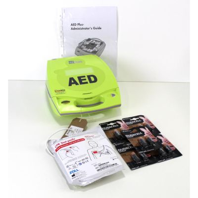 Zoll AED Plus  - Semi Automatic Defibrillator unit with its accessories