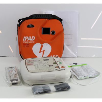 CU Medical iPAD SP1 Semi Automatic Defibrillator with its accessories