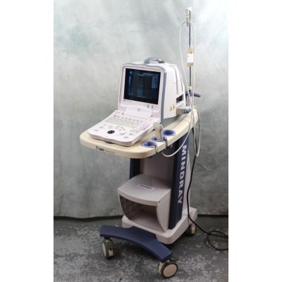 Mindray DP 6600 Ultrasound Scanner with  Transducer & Trolley open
