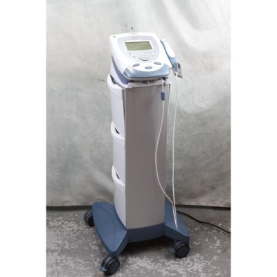 Chattanooga Intellect Mobile 2776 Dual Frequency Ultrasound Unit On Cart front face