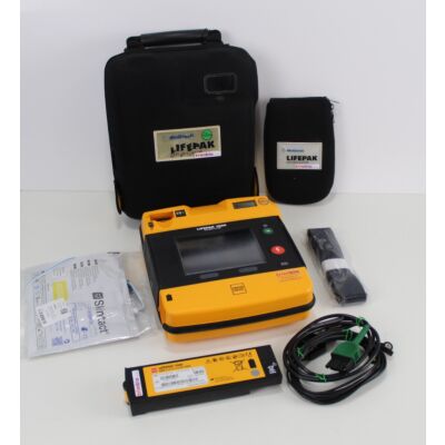 Physio Control Lifepak 1000 Semi Automatic AED Defibrillator with accessories
