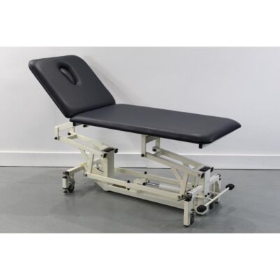 Akron Continental 9221A 2 Section Twin Lift Hydraulic Couch front face mid height