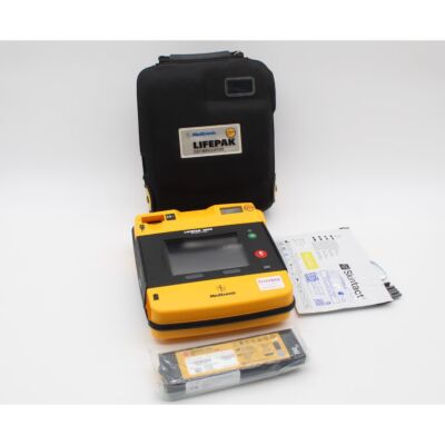 Physio Control Lifepak 1000 Semi Automatic AED Defibrillator with accessories