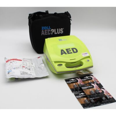 Zoll AED Plus Semi Automatic AED Defibrillator with accessories