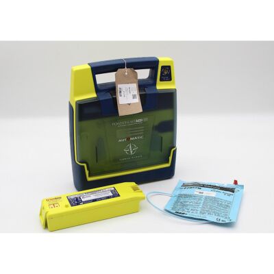 Cardiac Science Powerheart G3 Fully Automatic AED Defibrillator with accessories