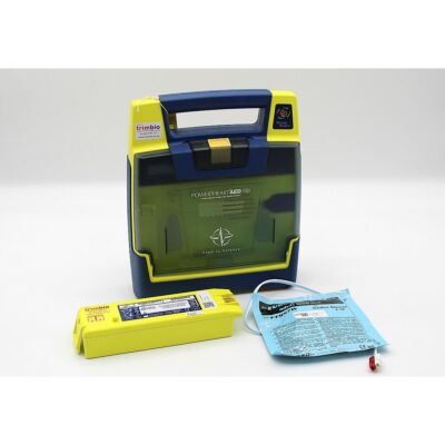 Cardiac Science Powerheart G3 Semi Automatic AED Defibrillator with accessories