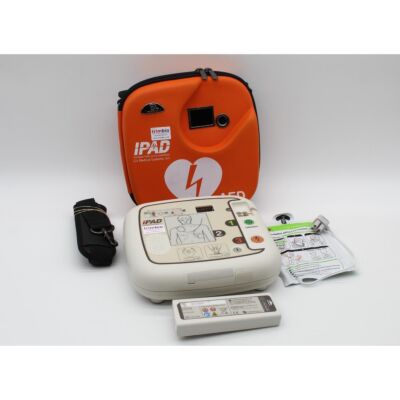 CU Medical Systems iPad SP01 Semi Automatic AED Defibrillator with accessories