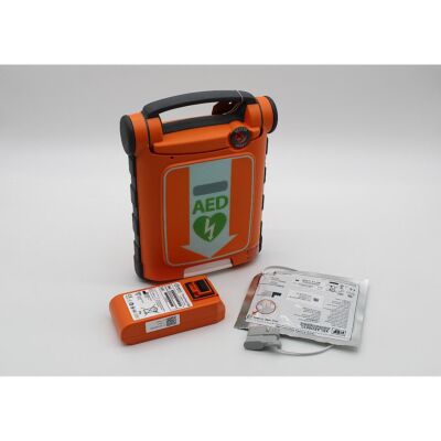 Cardiac Science Powerheart G5 Semi Automatic AED Defibrillator with accessories