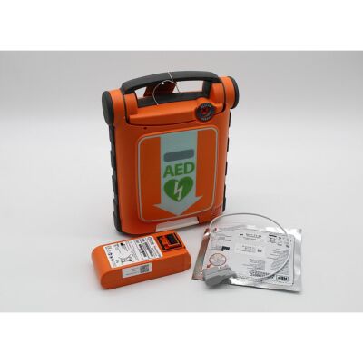 Cardiac Science Powerheart G5 Semi Automatic AED Defibrillator with accessories