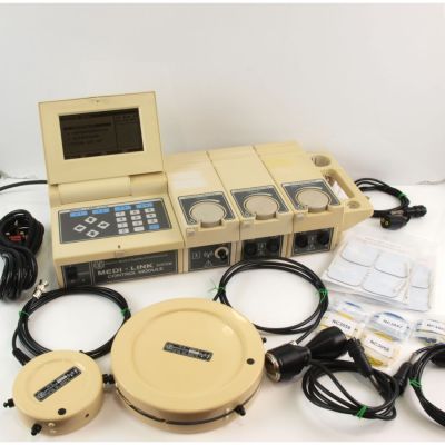 EMS Medilink Model 70 with ultrasound Module 72, Interferential Module 71 & Shortwave Module 78