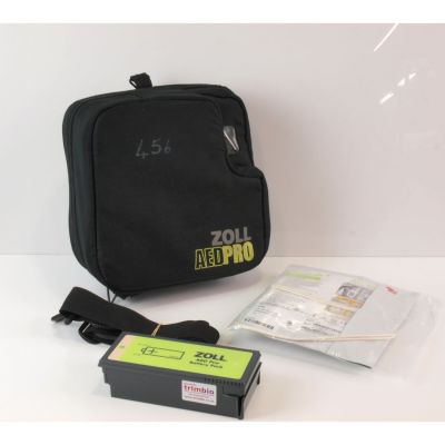 Zoll AED Pro - Semi Automatic Defibrillator (AED),  Battery (50-75%) charge with 1 pack of NEW electrodes