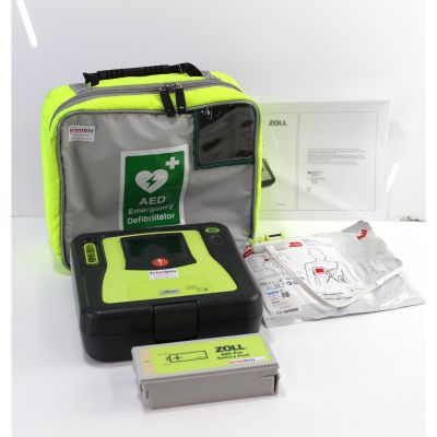 Zoll AED Pro - Semi Automatic Defibrillator (AED),  NEW  Battery (100%) charge with 1 pack of NEW electrodes