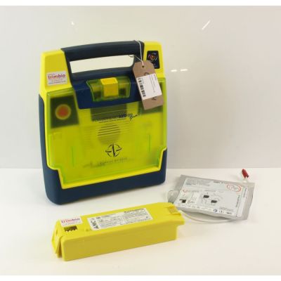 Cardiac Science G3 Pro AED Defibrillator with Battery (88%) & 1 New Pack of Electrodes