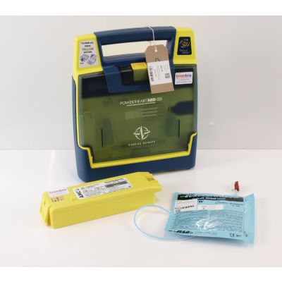 Cardiac Science G3 AED Semi Automatic Defibrillator with NEW Battery (100%) & 1 Pack of NEW Electrodes