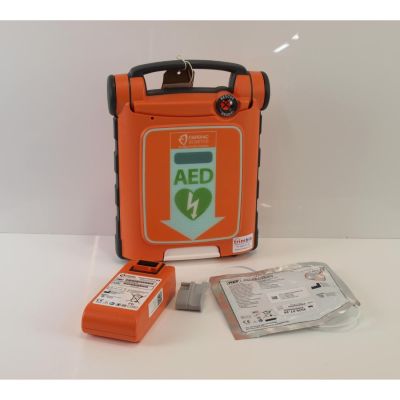 Cardiac Science G5 AED Semi Automatic with NEW Battery (100%) & 1 Pack of New Electrodes 