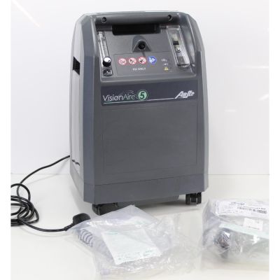 Airsep Vision Aire 5 Oxygen Concentrator with accessories