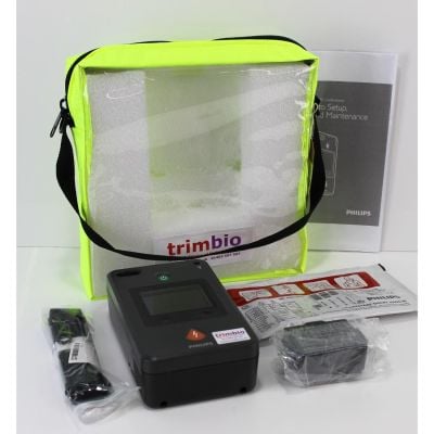 Philips Heartstart FR3 AED Defibrillator, with NEW Battery, 1 Pack of NEW Electrodes & NEW Yellow Carry Bag