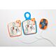 Cardiac Science Powerheart G5 AED Adult Replacement Defibrillator Electrode Pads with CPR Device - 1 Pack