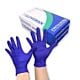 Powder & Latex Free Stretch Nitrile Gloves - Cobalt Blue (Box of 200)