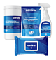 Continu wipes and spray range
