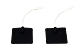Rubber Electrode 50mm x 50mm with pig tail lead (pair)
