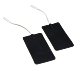 Rubber Electrode 90mm x 50mm with pig tail lead (pair)