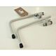 Plinth POD Chair Foot gas strut lever pair white