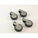 Second Hand set of 4 wheels taken from hoskins X-Plinth