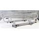 Plinth 2 Section Couch Cot Sides White Pair