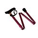 Red Aluminium Adjustable Walking Stick  840 to 935mm