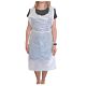 Disposable Aprons 70cm x 107cm (10 Micron Thick) - White-200 (Roll)