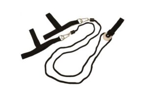 A shoulder‑pulley device with hand‑support straps and a central pulley mechanism, designed to assist controlled shoulder mobility, range‑of‑motion work and rehabilitation exercises.
