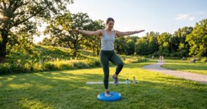 Wobble Cushion Exercises for Balance and Rehabilitation