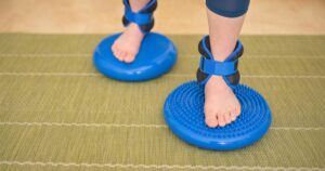 Using a Wobble Cushion for Ankle Rehabilitation
